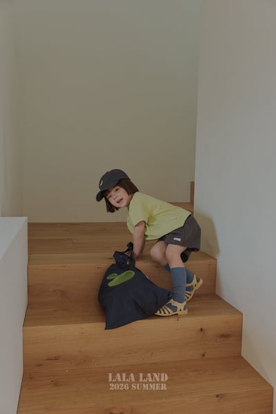 布標口袋鬆緊褲(5color/kids)15