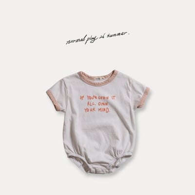 撞色滾邊包屁衣(2color)11