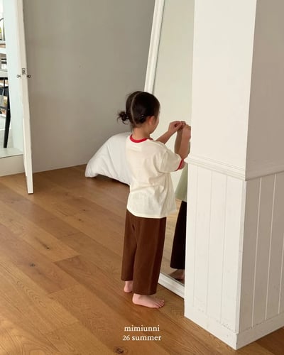 MIMI1+1夏日壓紋寬褲12