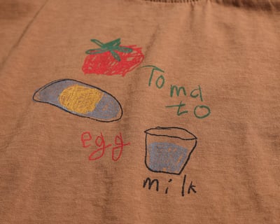 彩繪早餐上衣(2color)7