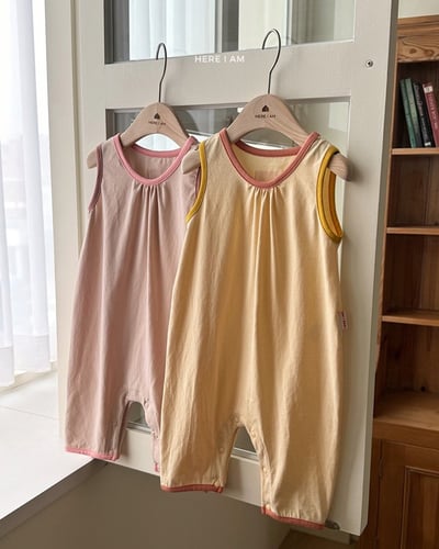 夏季撞色滾邊防踢背心6