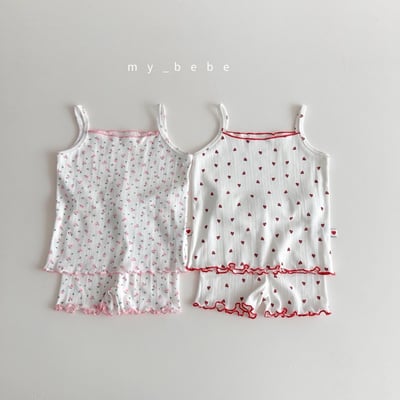 木耳捲邊壓紋背心套裝7