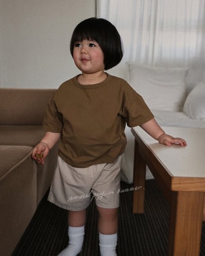 後口袋鬆緊4分褲(3color)12