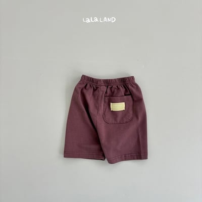 布標口袋6分鬆緊褲(2color/baby)20