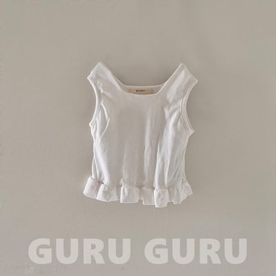 捲邊背心上衣(3color)16