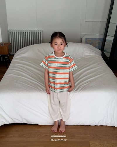 MIMI1+1夏季條紋tee12