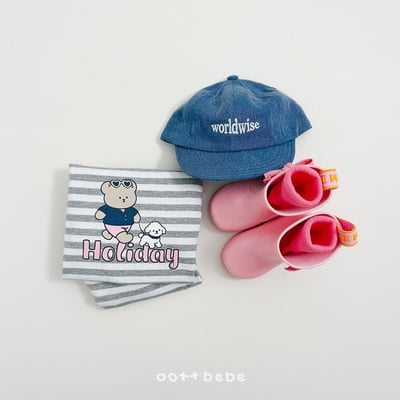 度假條紋套裝/連身裙6