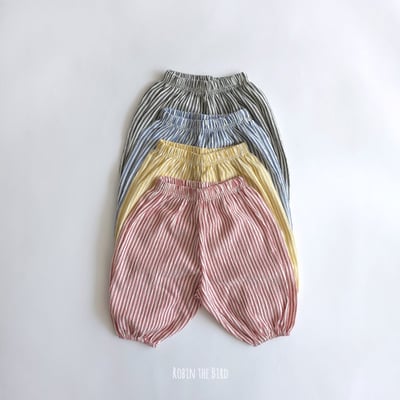 直條紋縮口防曬防蚊褲3