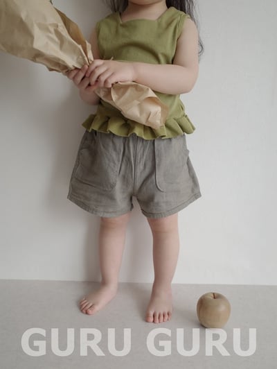 大口袋鬆緊褲(2color)8