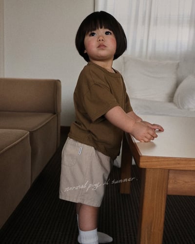 後口袋鬆緊4分褲(3color)11