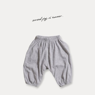 寬褲襠縮口褲(3color)6