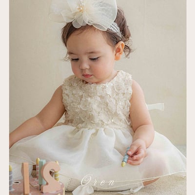 閃耀玫瑰ribbon包屁紗裙/洋裝3