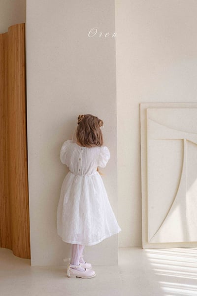 玫瑰綁帶壓紋包屁澎裙/洋裝5