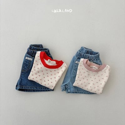 櫻桃紋理上衣(2color/kids)14