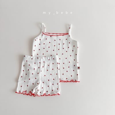 木耳捲邊壓紋背心套裝8