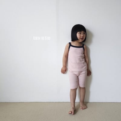 撞色背心+褲set(6color)10