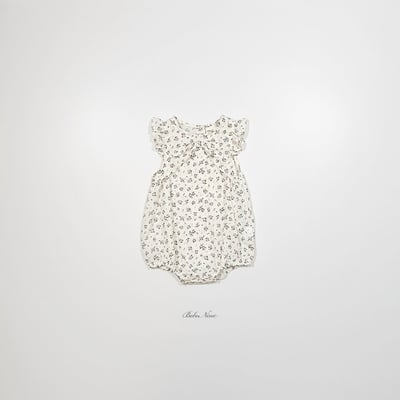 ribbon花花飛袖包屁衣(2color)12