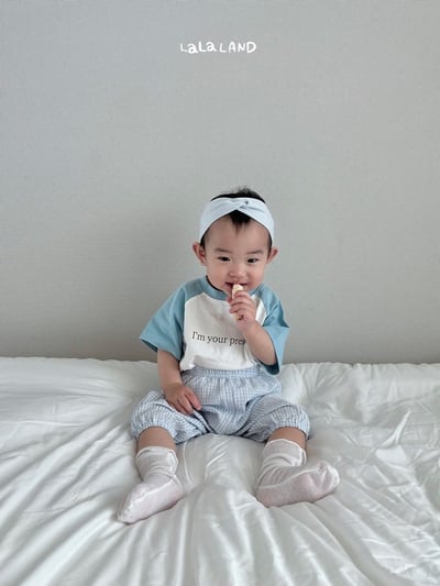 紋理鬆緊縮口褲(2color/baby)8