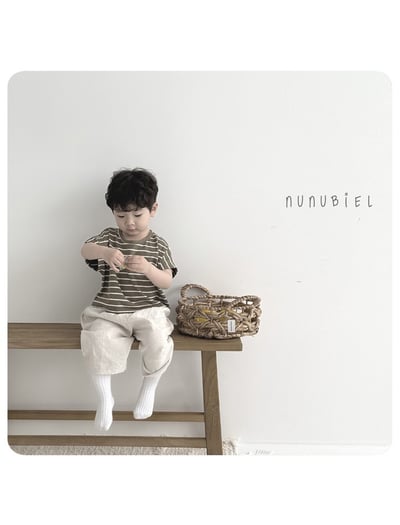 簡約條紋上衣(baby/kids)4