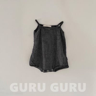 條紋細肩包屁衣(2color)11