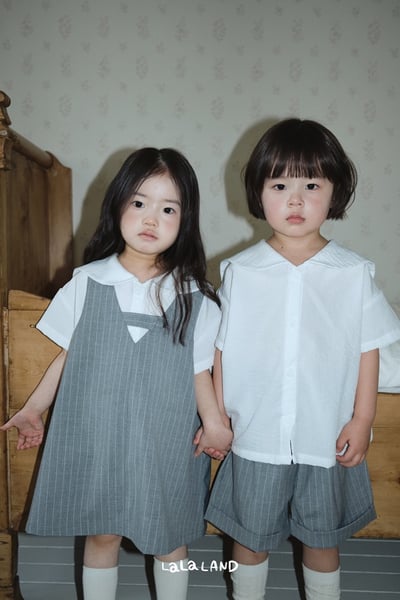 帥帥直紋打褶褲(kids)17