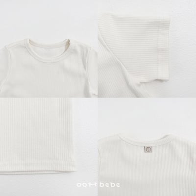 條紋開衫外套+純色上衣set13