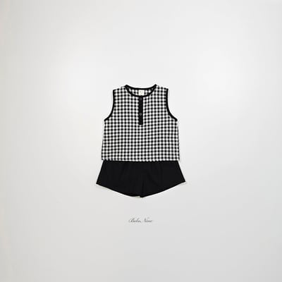 格紋背心套裝(2color)14