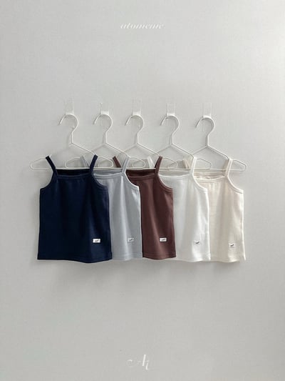 螺紋細肩上衣1
