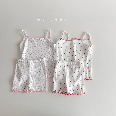 木耳捲邊壓紋背心套裝6