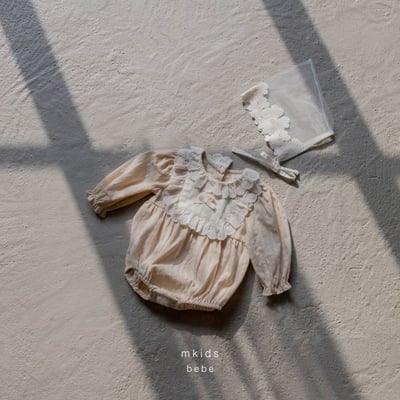 蕾絲精靈綁帶帽8