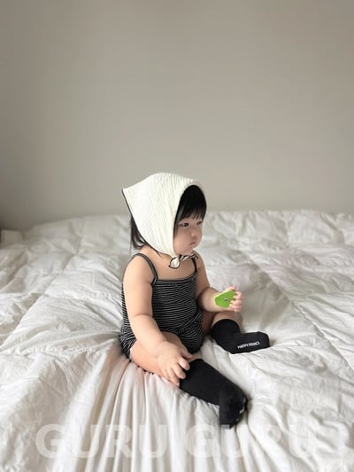 條紋細肩包屁衣(2color)6