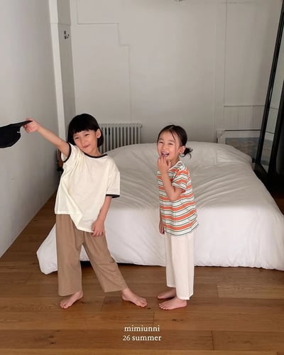 MIMI1+1夏季條紋tee11