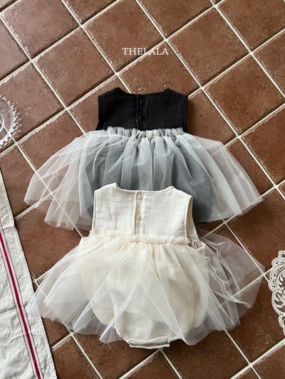 拼接紗裙背心包屁裙/洋裝8