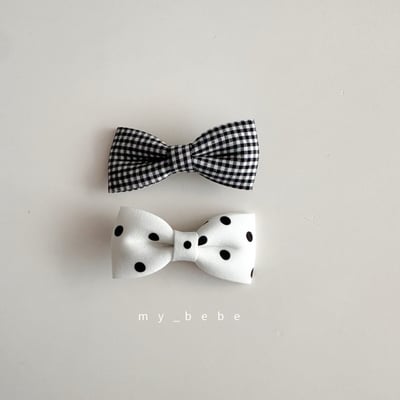 ribbon髮夾2入/組(3color)5