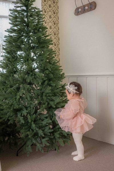 公主澎袖層次包屁紗裙(2color)10