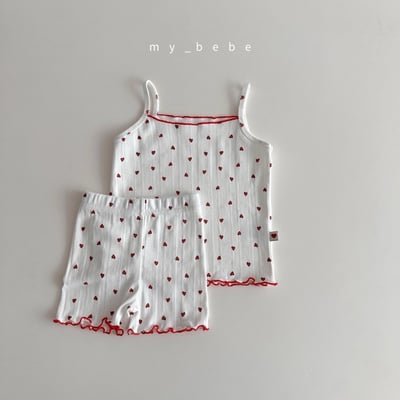 木耳捲邊壓紋背心套裝11