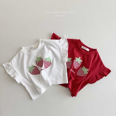 飛袖草莓tee (2color)20