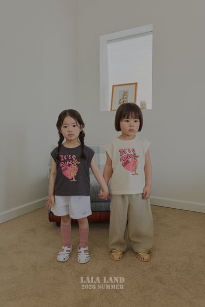 布標口袋鬆緊褲(5color/kids)2