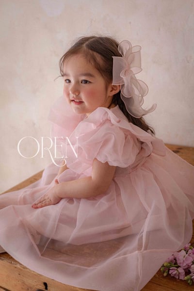 仙氣飄飄公主後綁帶包屁紗裙/洋裝(粉)21