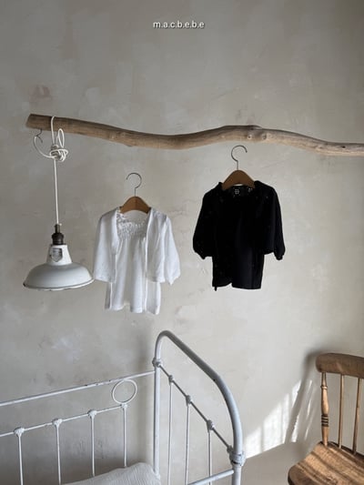 鏤空花花洋裝+罩衫set(2color)7