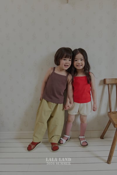 涼爽細肩背心上衣(4color/kids)7