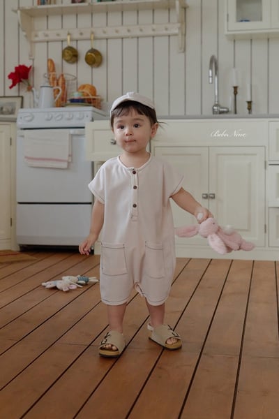 中性款！口袋連身衣(2color)3