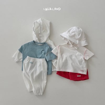 紋理鬆緊縮口褲(2color/baby)12