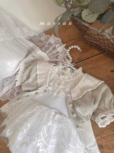 玫瑰蕾絲包屁澎裙*現貨5