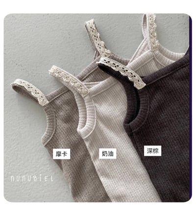 蕾絲滾邊背心上衣(baby/kids)7