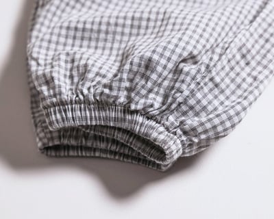 千鳥格紋縮口褲(3color)11