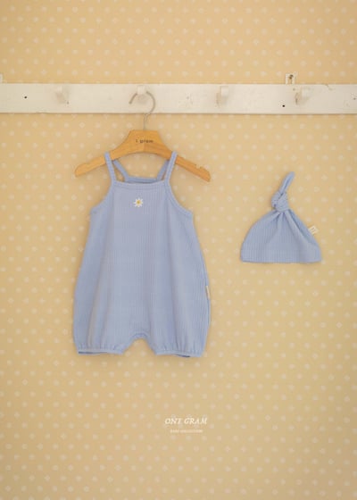 小雛菊紋理連身衣*現貨米12m12