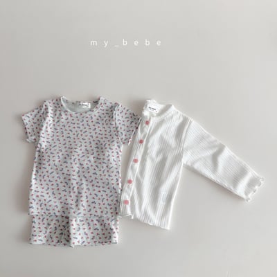 花花壓紋居家套裝(2color)10