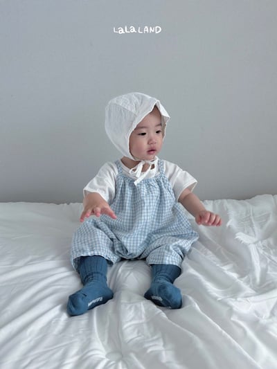 格紋細肩連身衣(2color)13