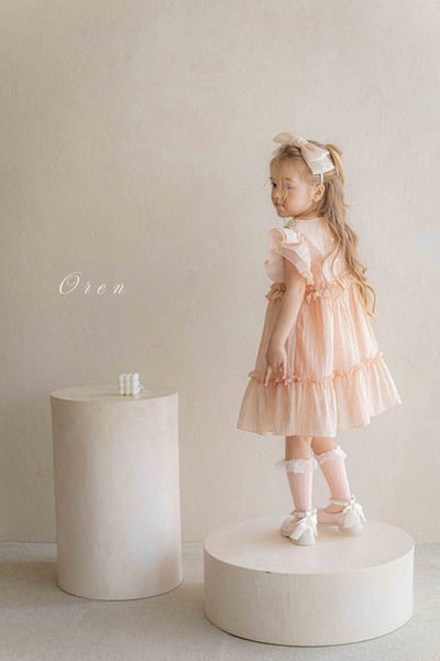 珍珠閃耀小公主包屁紗裙/洋裝(2color)19